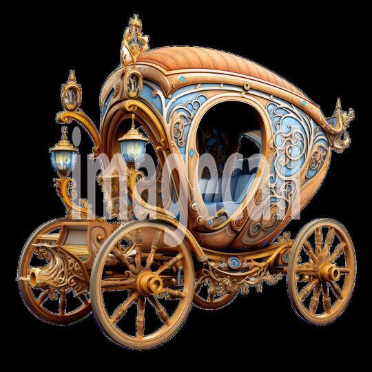 Clipart Fairy Tale Carriage 7 - 300dpi