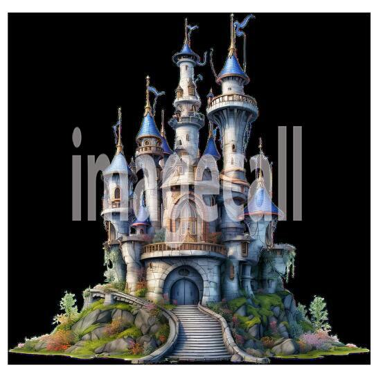 Clipart Fairy Tale Castle 12300dpi