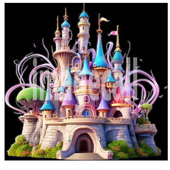Clipart Fairy Tale Castle 16300dpi