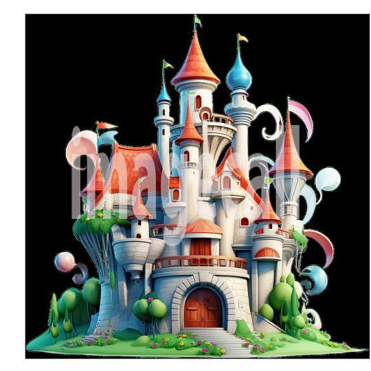 Clipart Fairy Tale Castle 3300dpi
