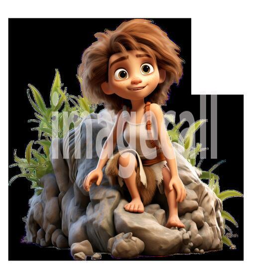 Clipart Fairy Tale Cave People 18-300dpi