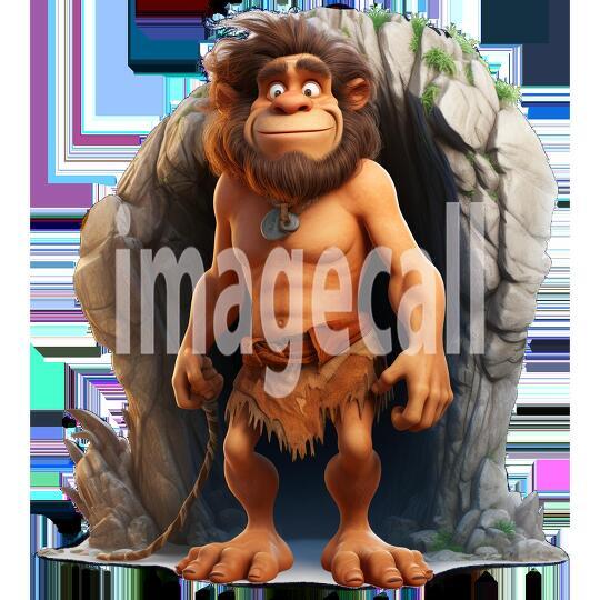 Clipart Fairy Tale Cave People 4-300dpi