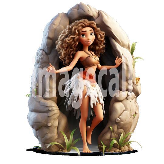 Clipart Fairy Tale Cave People 5-300dpi