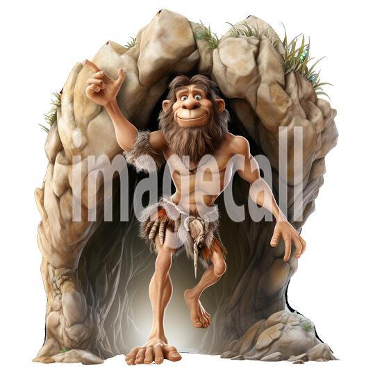 Clipart Fairy Tale Cave People 7-300dpi