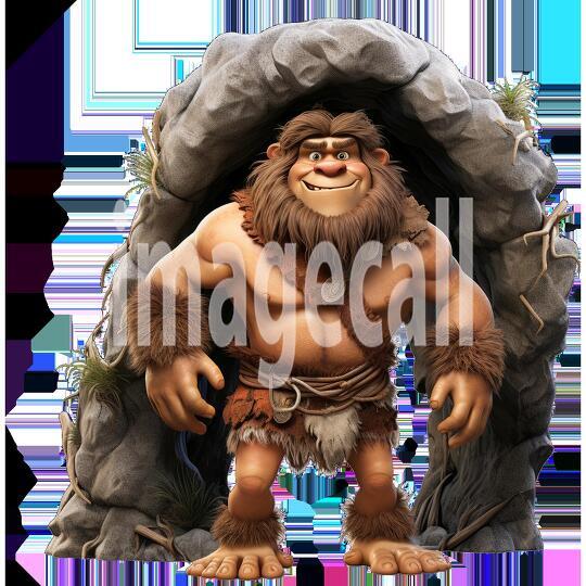Clipart Fairy Tale Cave People 9-300dpi