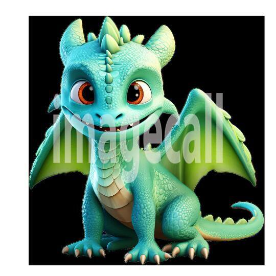 Clipart Fairy Tale Dragon 10300dpi