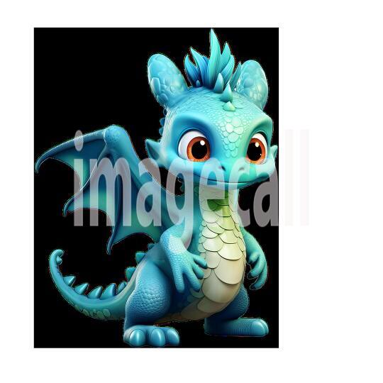 Clipart Fairy Tale Dragon 12300dpi