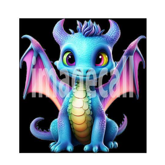 Clipart Fairy Tale Dragon 1300dpi
