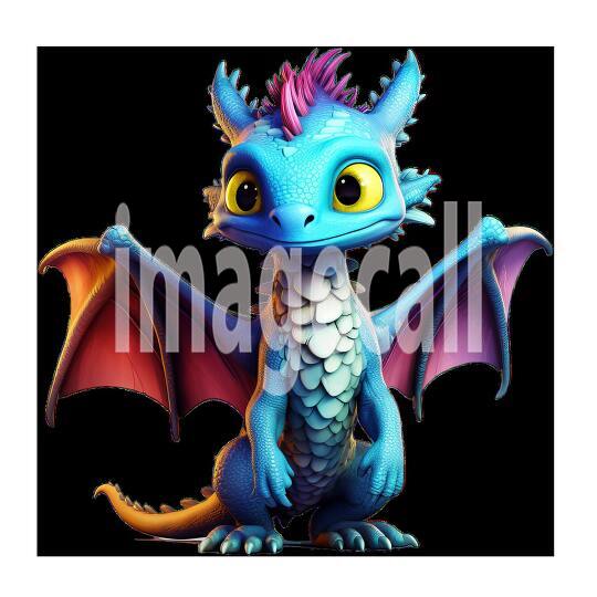 Clipart Fairy Tale Dragon 19300dpi