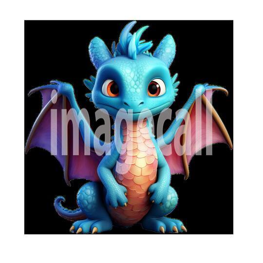 Clipart Fairy Tale Dragon 2300dpi