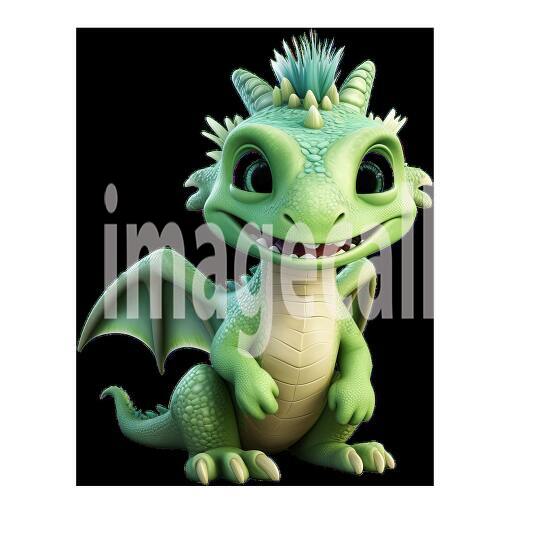 Clipart Fairy Tale Dragon 3300dpi