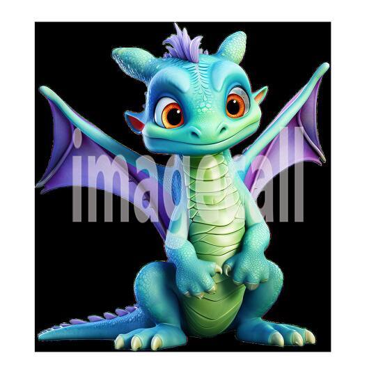 Clipart Fairy Tale Dragon 5300dpi