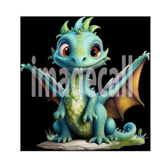 Clipart Fairy Tale Dragon 7300dpi