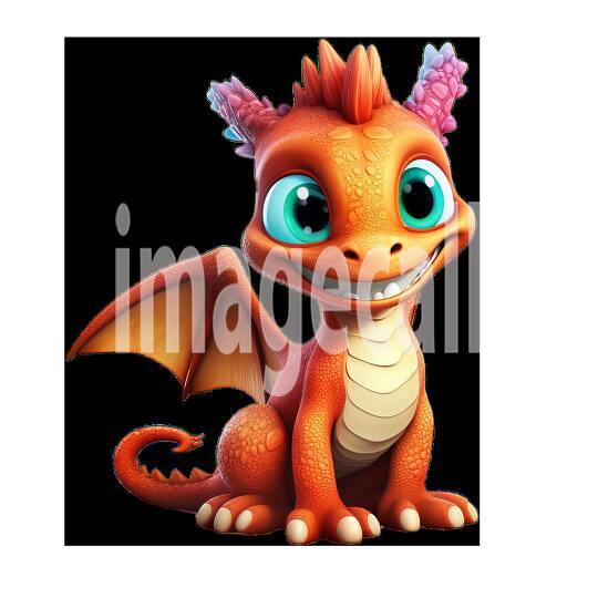 Clipart Fairy Tale Dragon 8300dpi