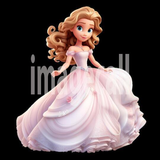 Clipart Fairy Tale Princess 11300dpi