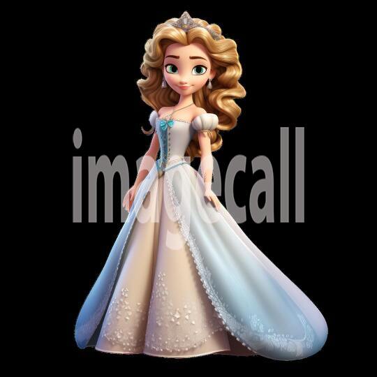 Clipart Fairy Tale Princess 13300dpi