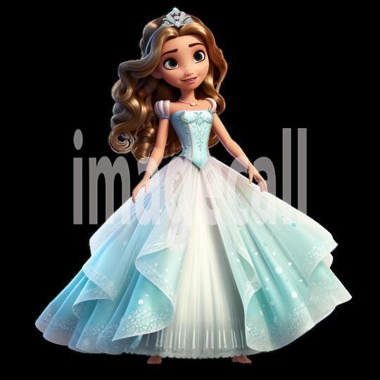 Clipart Fairy Tale Princess 16300dpi