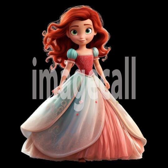 Clipart Fairy Tale Princess 2300dpi