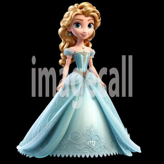 Clipart Fairy Tale Princess 4300dpi