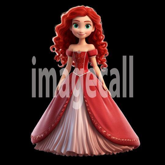 Clipart Fairy Tale Princess 7300dpi