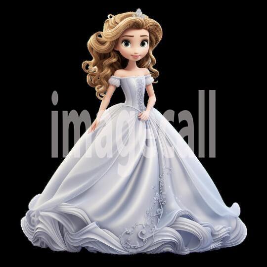Clipart Fairy Tale Princess 9300dpi