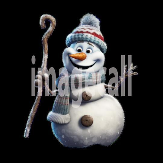 Clipart Fairy Tale Snowman 10-300dpi1