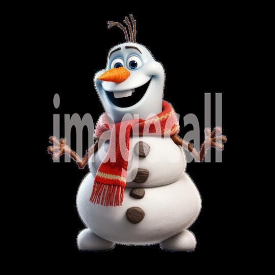 Clipart Fairy Tale Snowman 17-300dpi1
