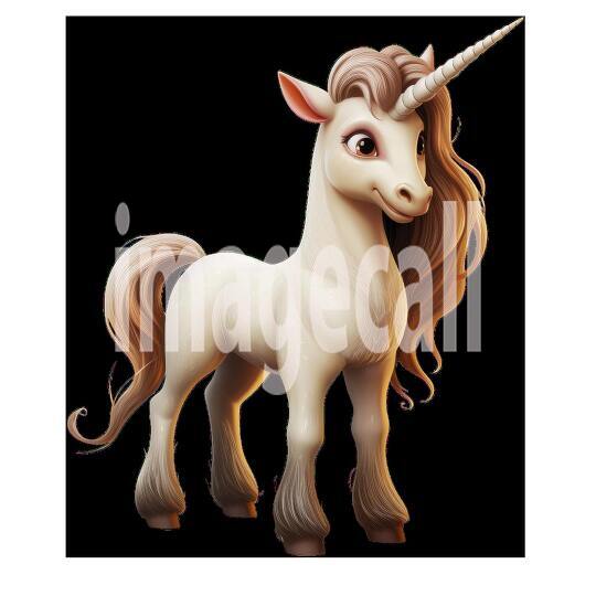 Clipart Fairy Tale Unicorn 12300dpi