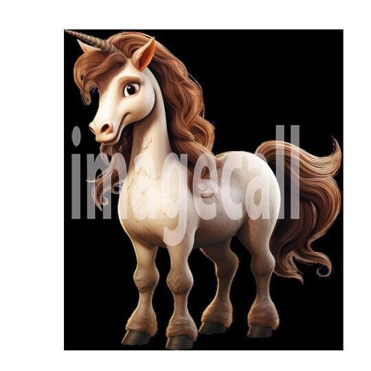 Clipart Fairy Tale Unicorn 15300dpi