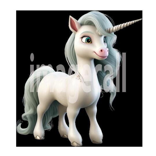 Clipart Fairy Tale Unicorn 16300dpi