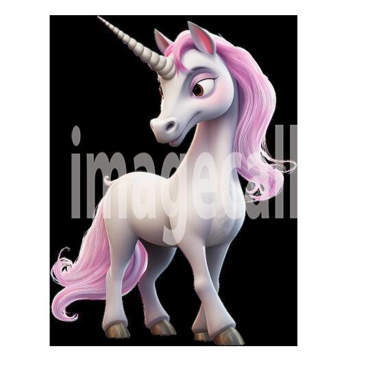 Clipart Fairy Tale Unicorn 17300dpi