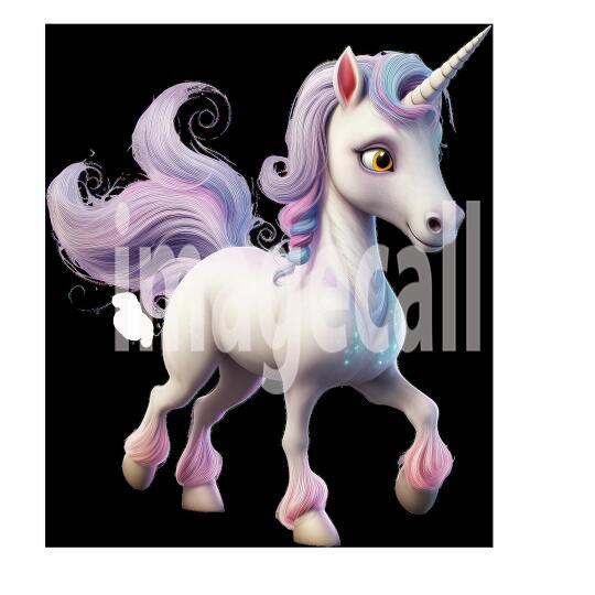 Clipart Fairy Tale Unicorn 18300dpi