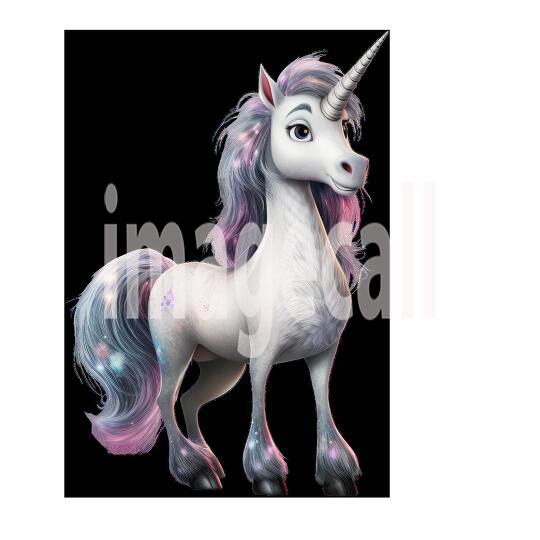Clipart Fairy Tale Unicorn 19300dpi
