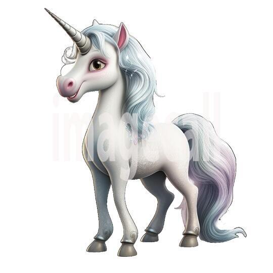 Clipart Fairy Tale Unicorn 20300dpi