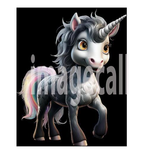 Clipart Fairy Tale Unicorn 8300dpi