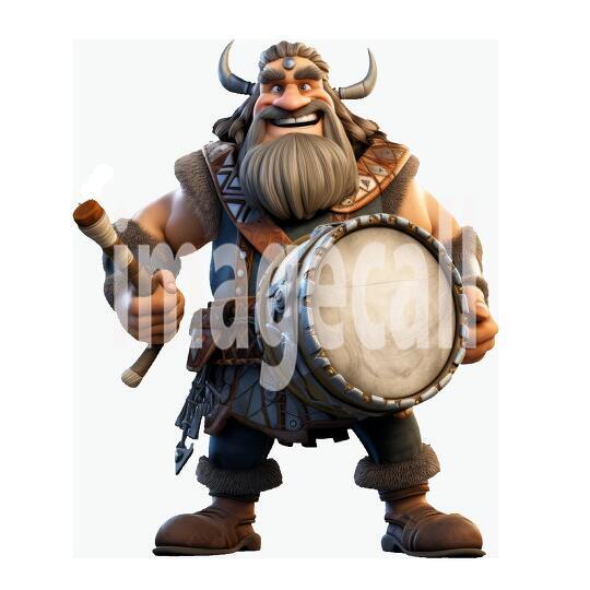 Clipart Fairy Tale Vikings 17 - 300dpi