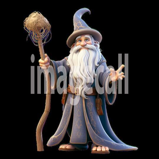 Clipart Fairy Tale Wizards 6-300dpi