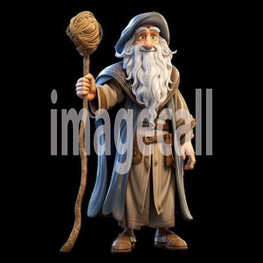 Clipart Fairy Tale Wizards 9-300dpi