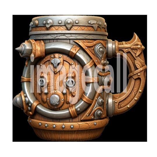 Clipart Fantasy Ale Mugs 12300dpi