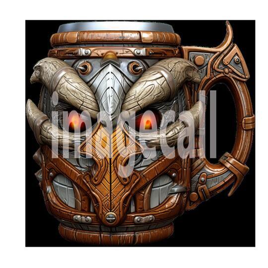 Clipart Fantasy Ale Mugs 13300dpi