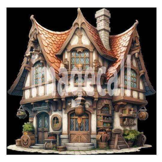Clipart Fantasy Bookstore (12)