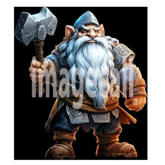 Clipart Fantasy Dwarves 11300dpi