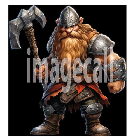 Clipart Fantasy Dwarves 13300dpi