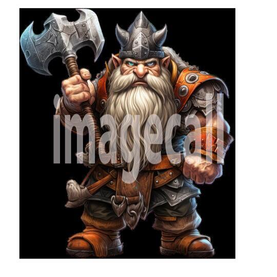 Clipart Fantasy Dwarves 17300dpi