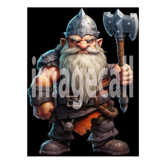 Clipart Fantasy Dwarves 19300dpi