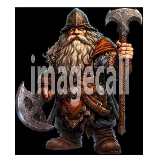 Clipart Fantasy Dwarves 4300dpi