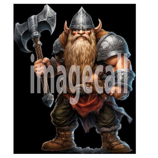 Clipart Fantasy Dwarves 7300dpi
