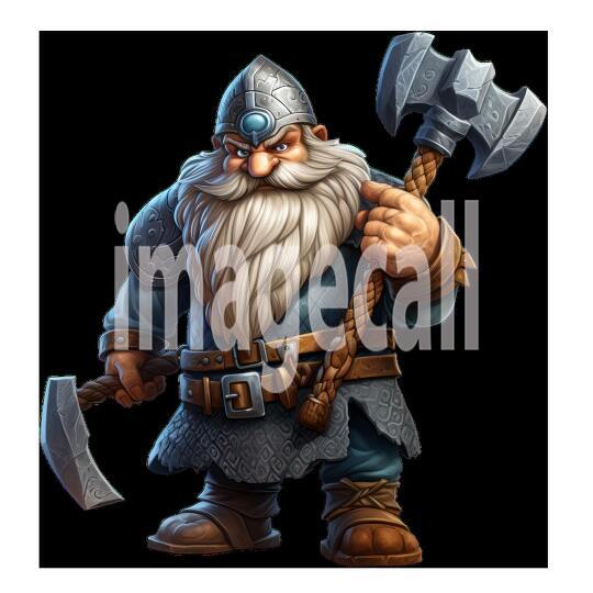 Clipart Fantasy Dwarves 8300dpi