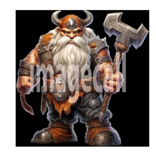 Clipart Fantasy Dwarves 9300dpi