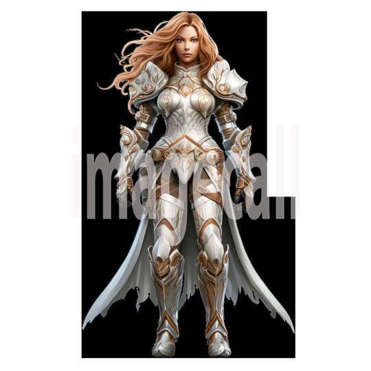 Clipart Fantasy Paladin 10300dpi